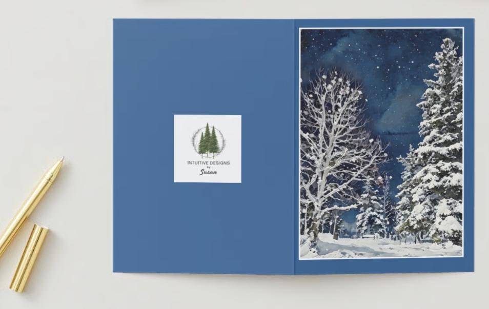 Estes Park, Colorado Holiday Greeting Card