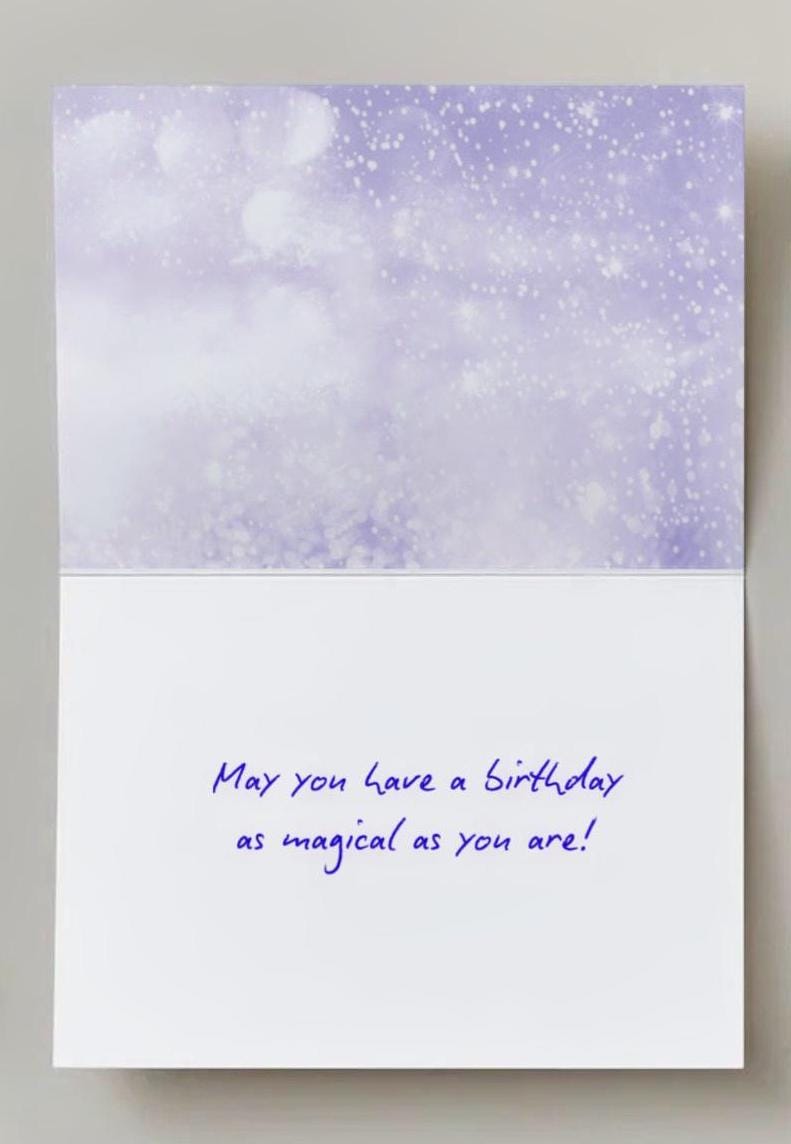 Colorful Tree Birthday Card: 5x7 Glossy Print