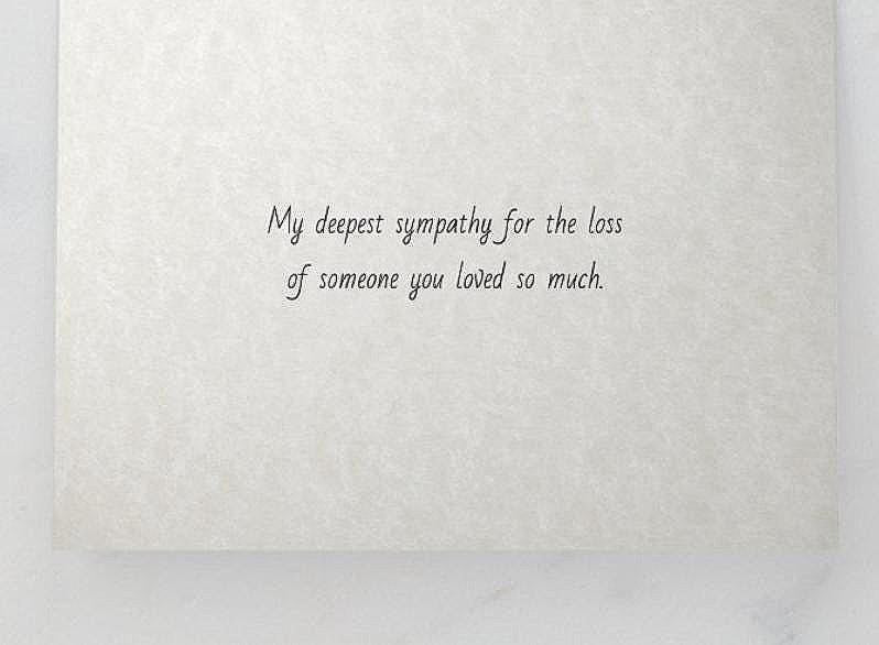 With Deepest Sympathy