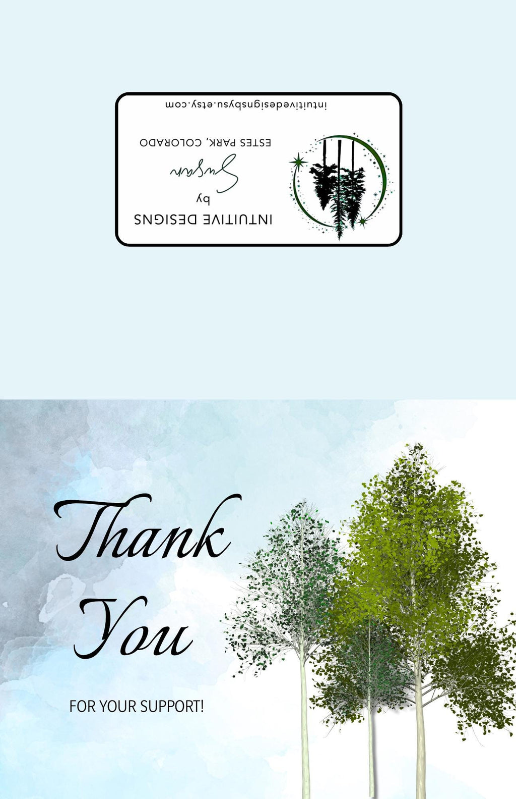 Among the Trees Thank You