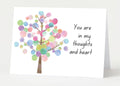 You are in my thoughts and heart