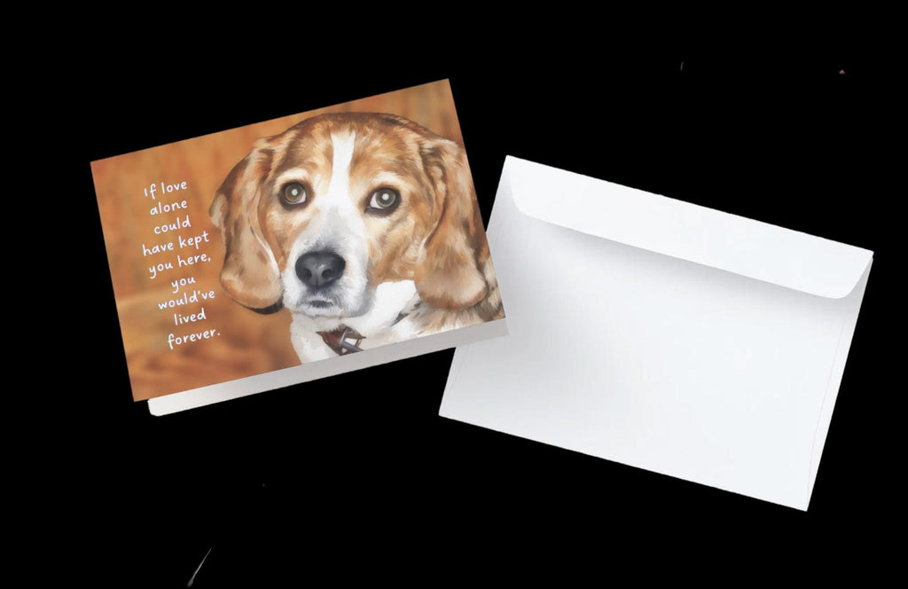 PERSONALIZE*  If Love Alone Could Have Kept You Here - Grieving the loss of a special pet