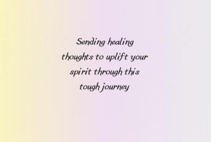 Sending Healing Thoughts