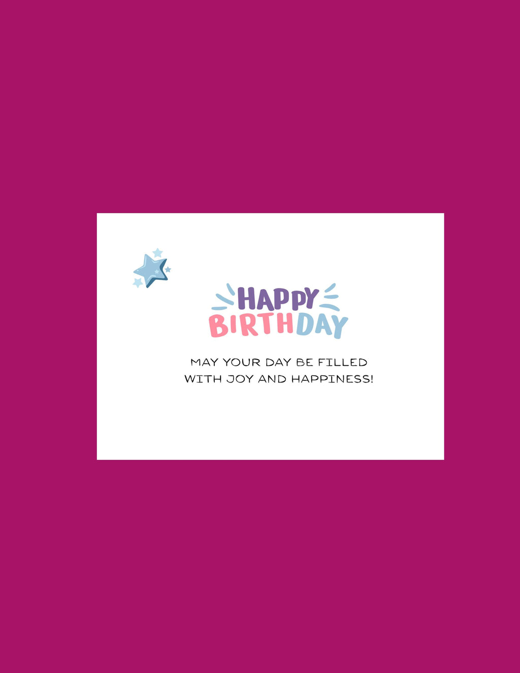 Happy Birthday (for anyone)