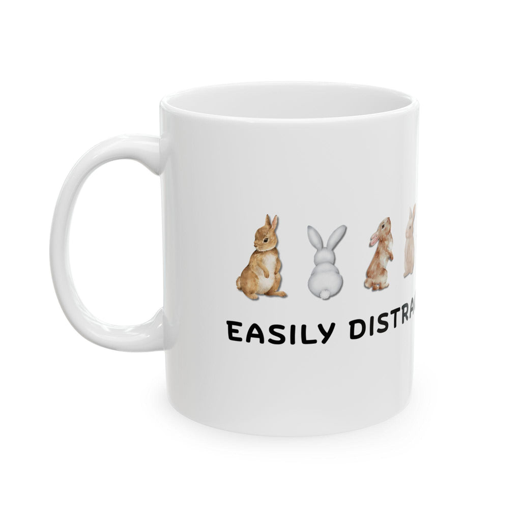 Charming Bunny Mug | Perfect Gift for Animal Lovers, Cute Home Decor, Coffee Tea Cup for Easter, Birthday, or Any Occasion
