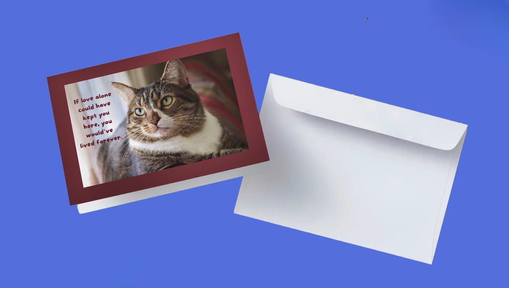 PERSONALIZE PET LOSS If Love Alone Could Have Kept You Here - Grieving the loss of a special pet