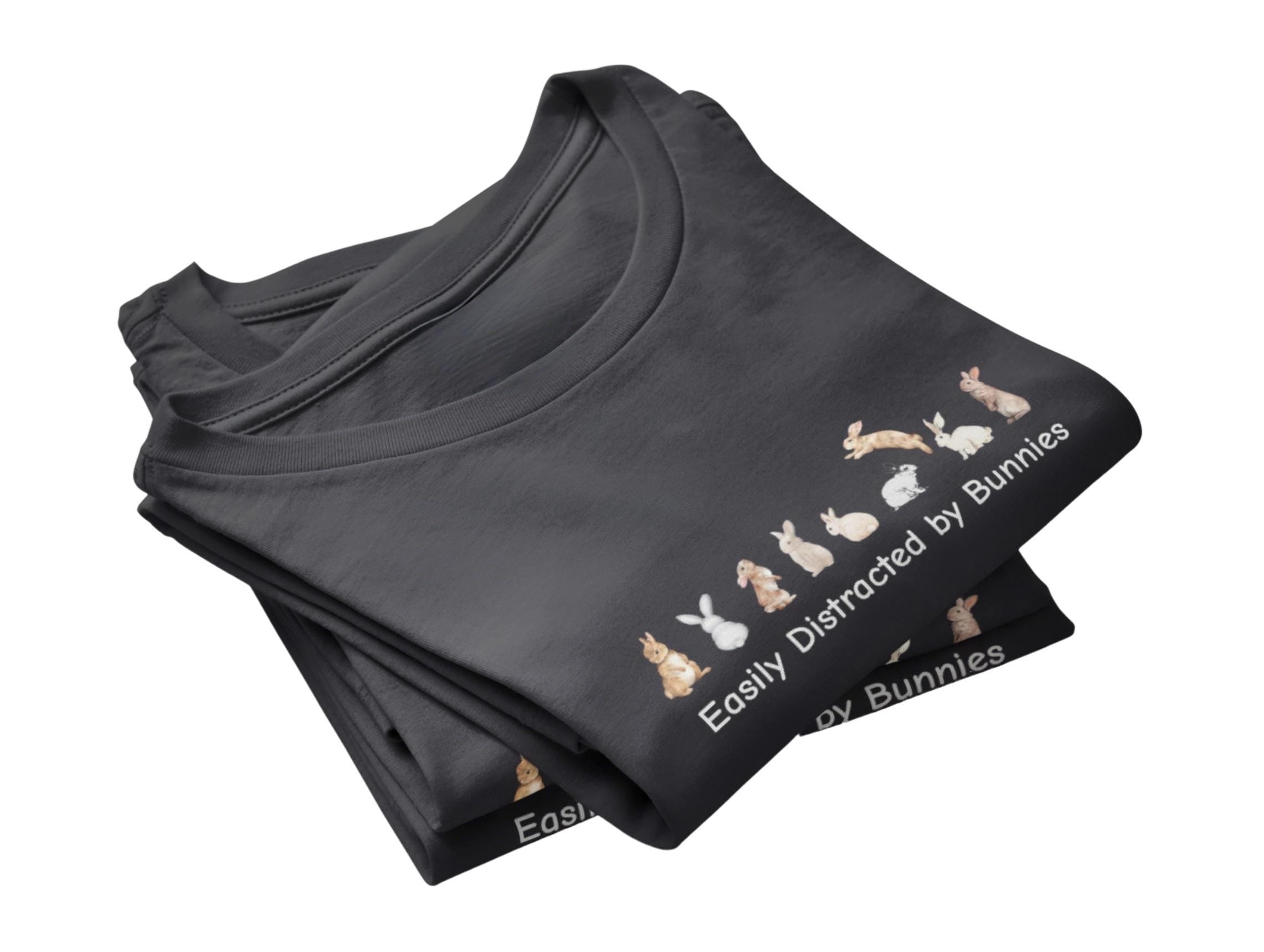 Easily Distracted by Bunnies t-shirt