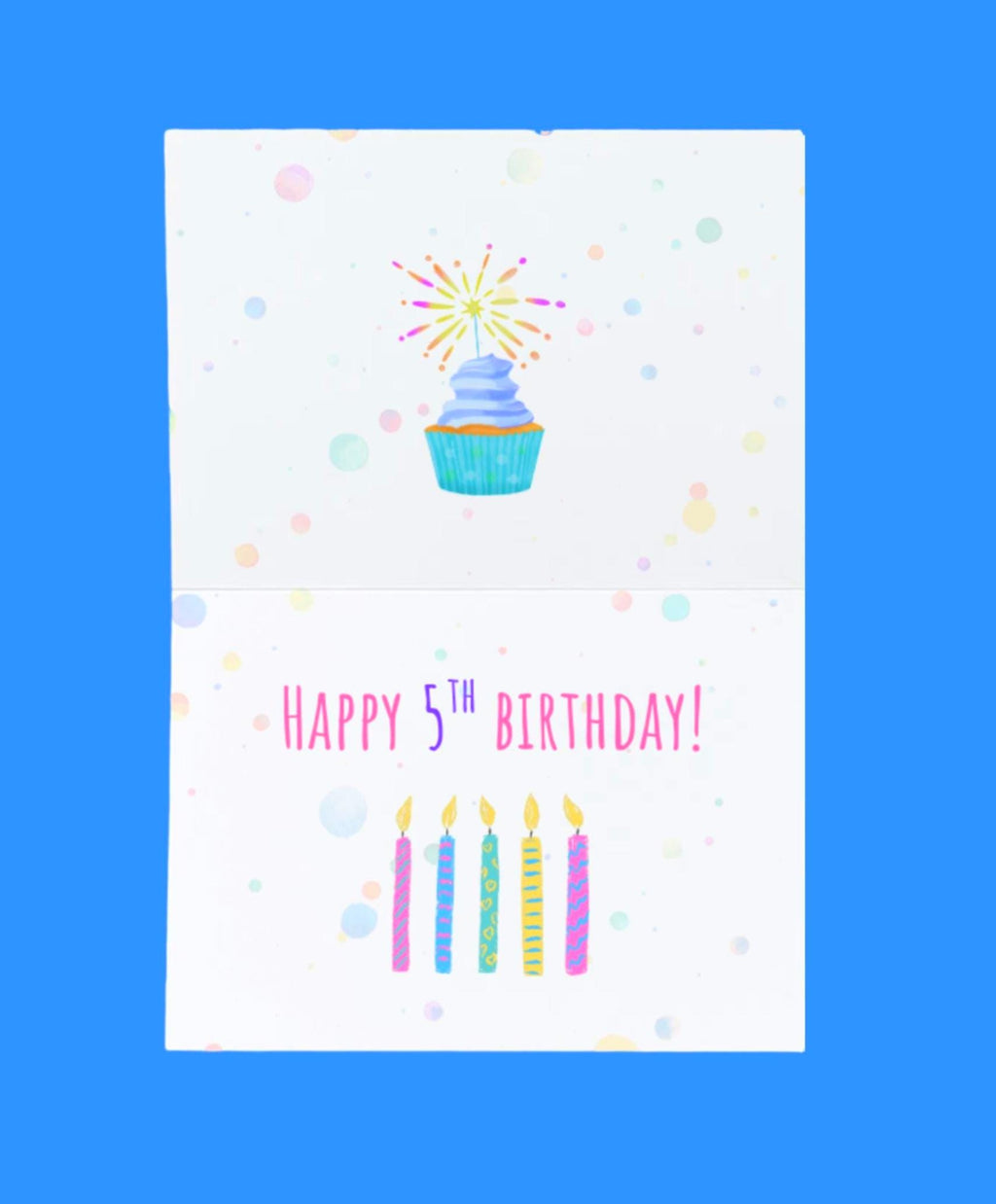 PERSONALIZE*  Child's Birthday Card