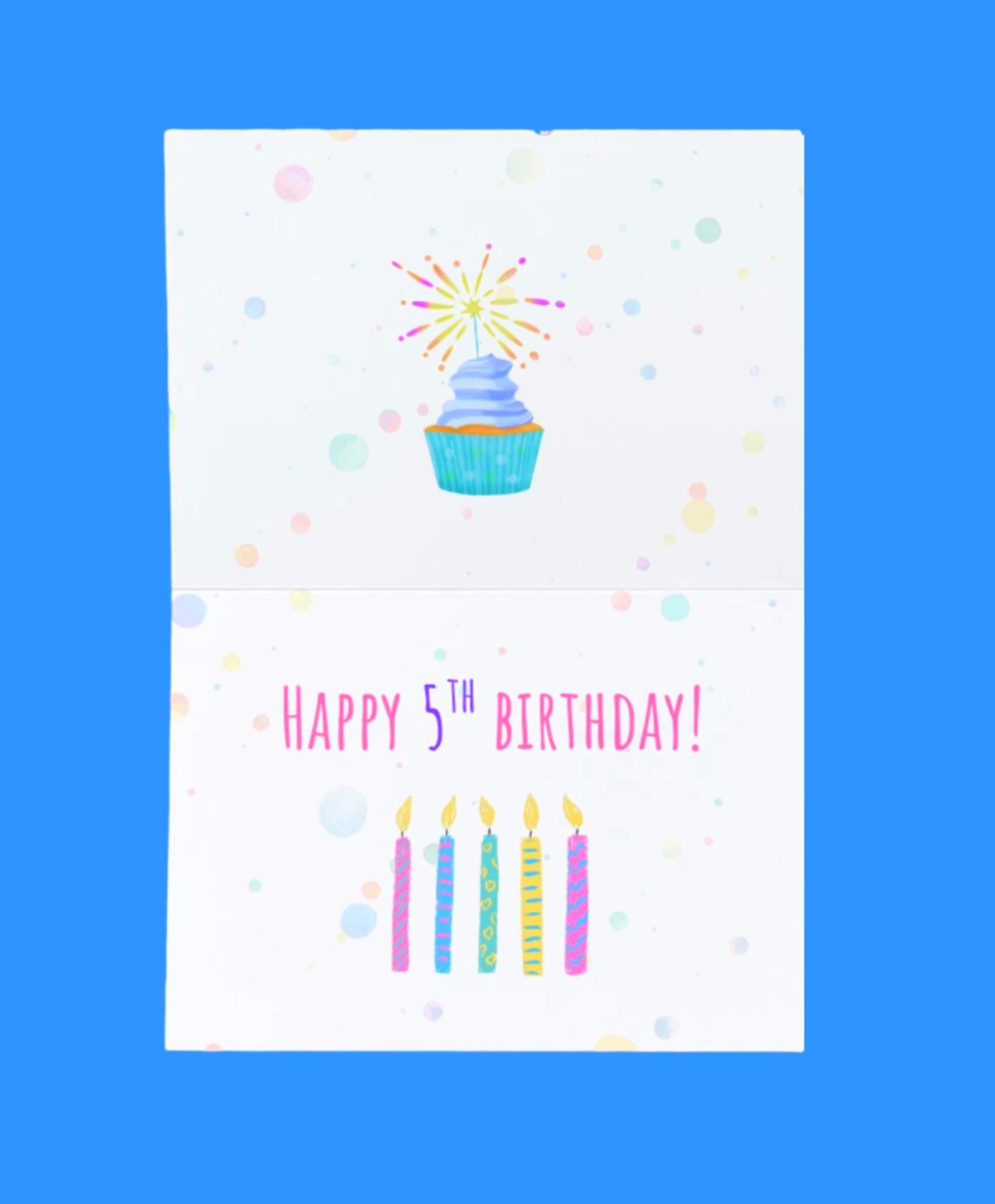 PERSONALIZE*  Child's Birthday Card