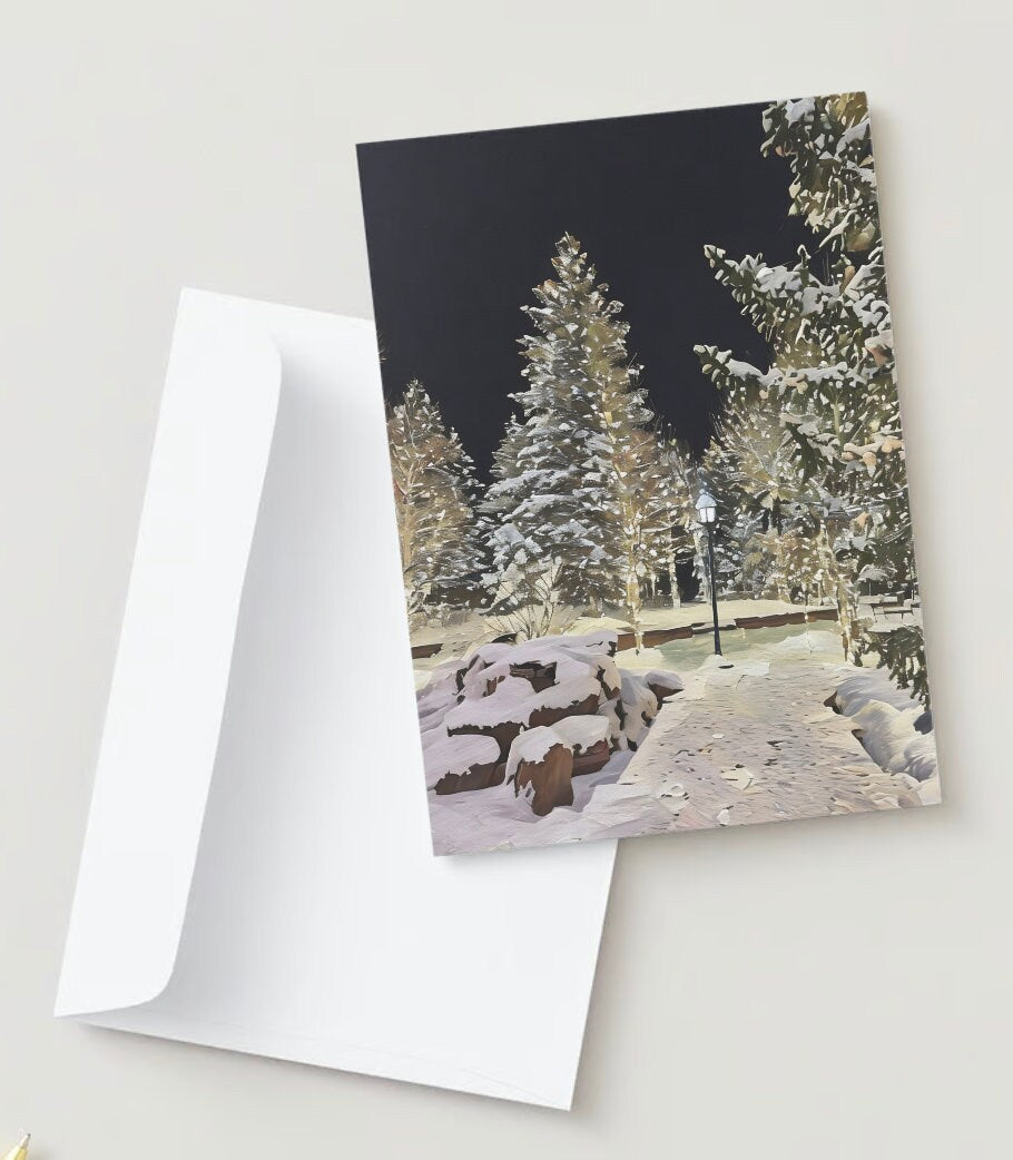 Estes Park, Colorado Holiday Greeting Card