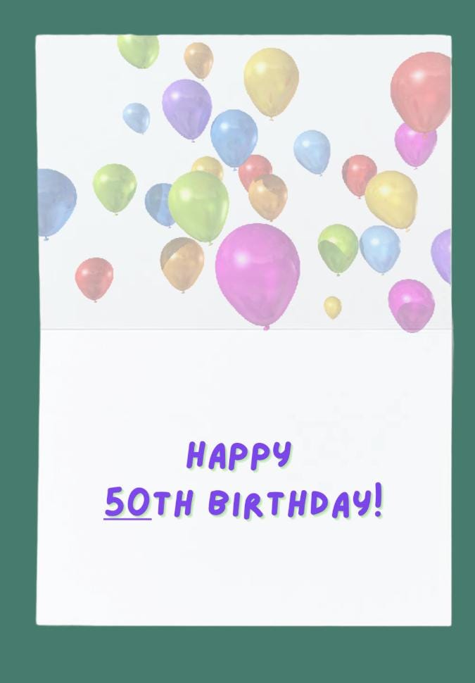 50 bunnies wishing you a happy birthday