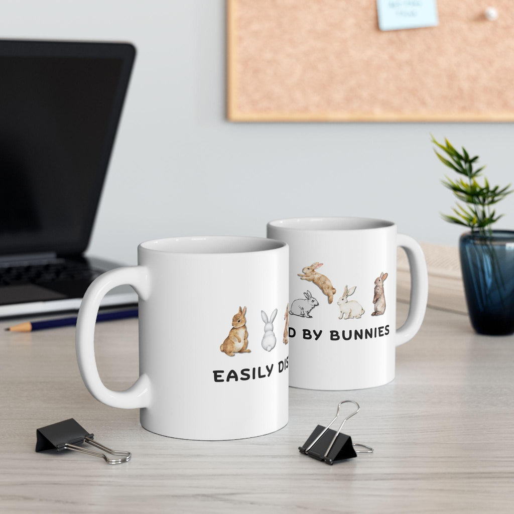Charming Bunny Mug | Perfect Gift for Animal Lovers, Cute Home Decor, Coffee Tea Cup for Easter, Birthday, or Any Occasion
