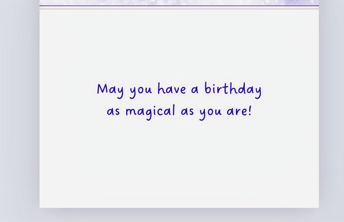 Happy Birthday Magic