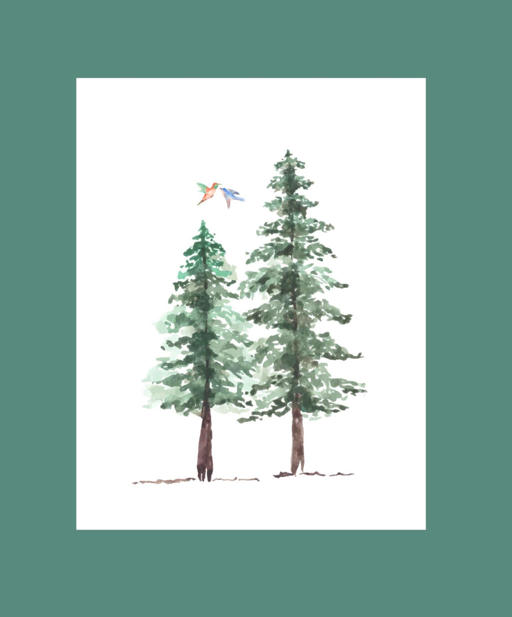 Variety Pack (9) of Water Color  Notecards