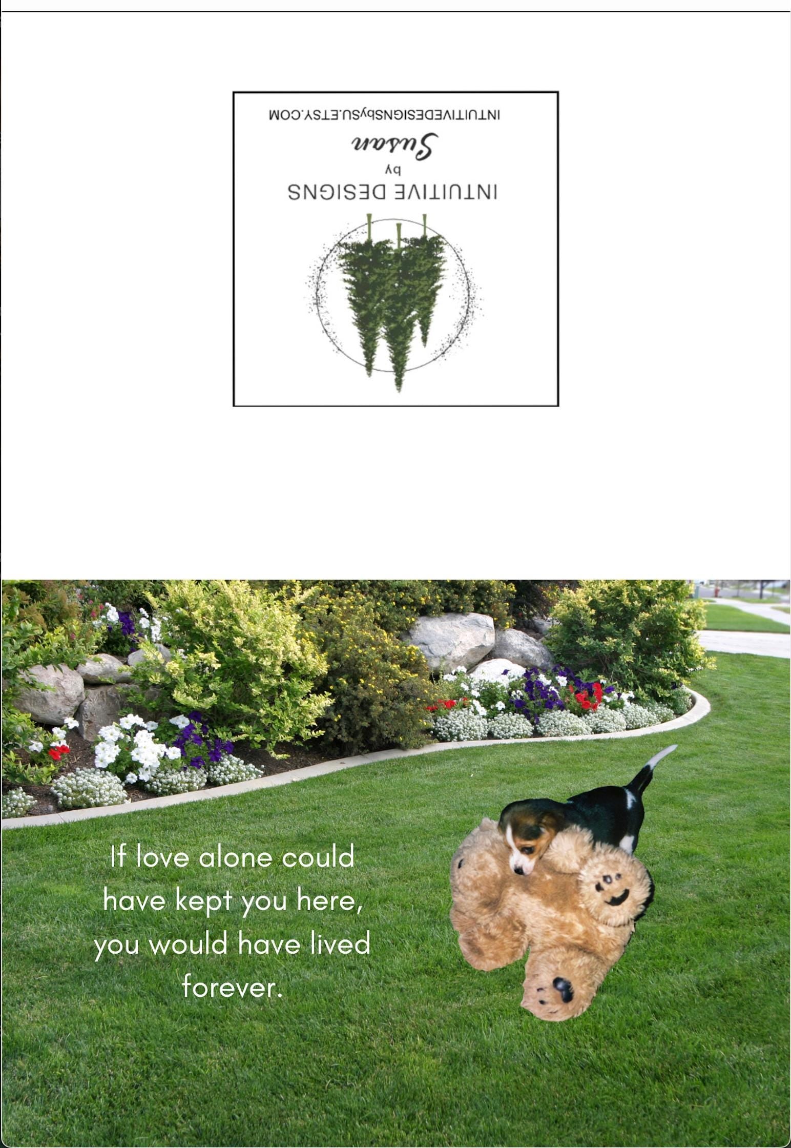 If Love Alone Could Have Kept You Here - Grieving the loss of a special pet