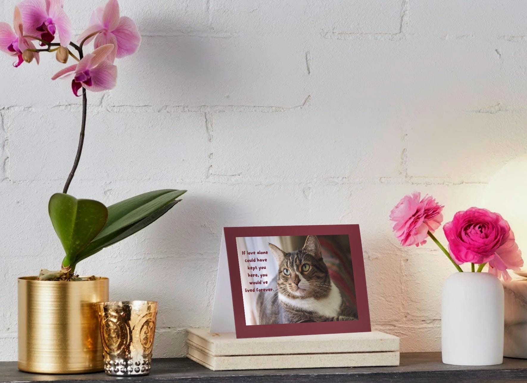 PERSONALIZE PET LOSS If Love Alone Could Have Kept You Here - Grieving the loss of a special pet