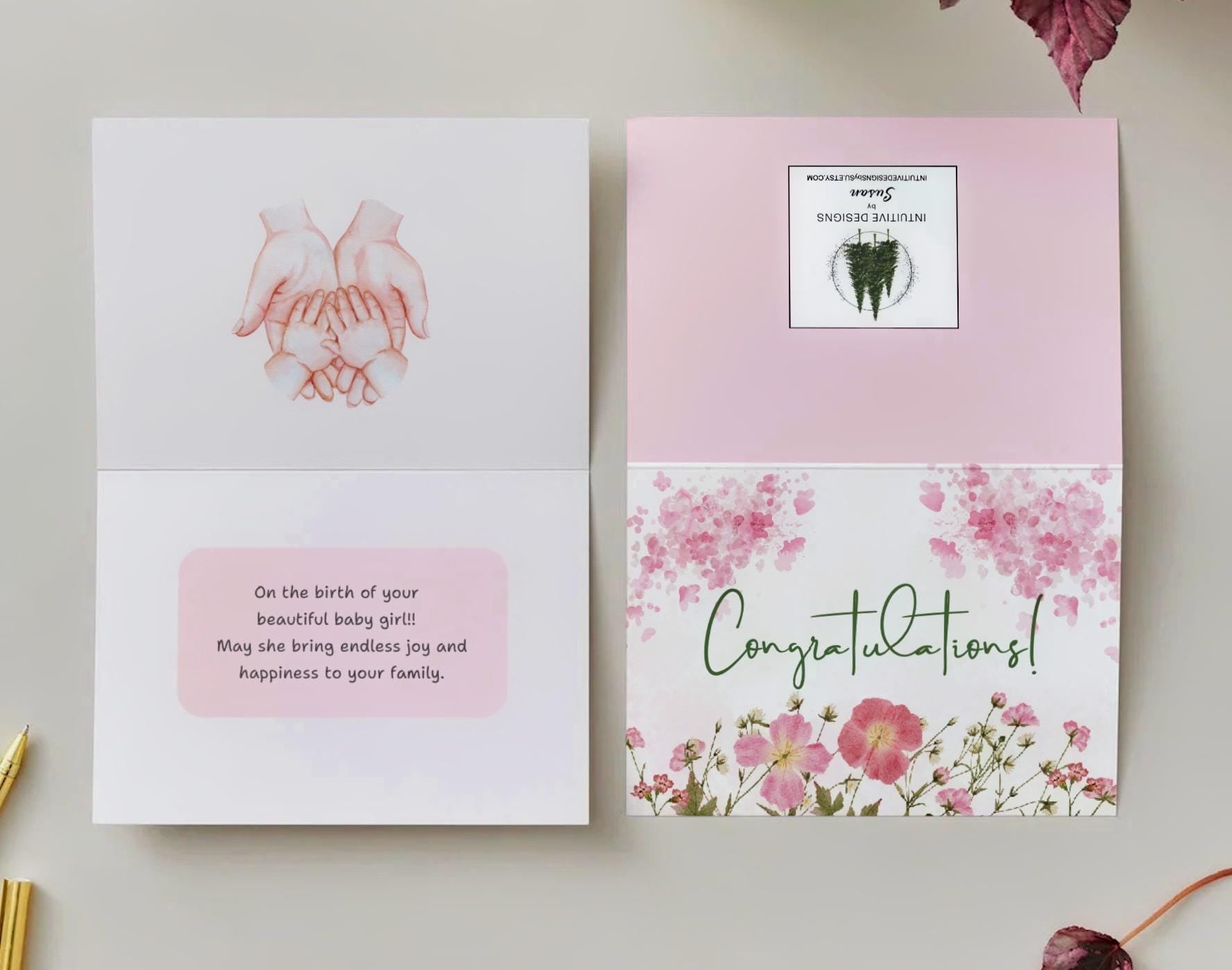 Congratulations on Your new Baby Girl!