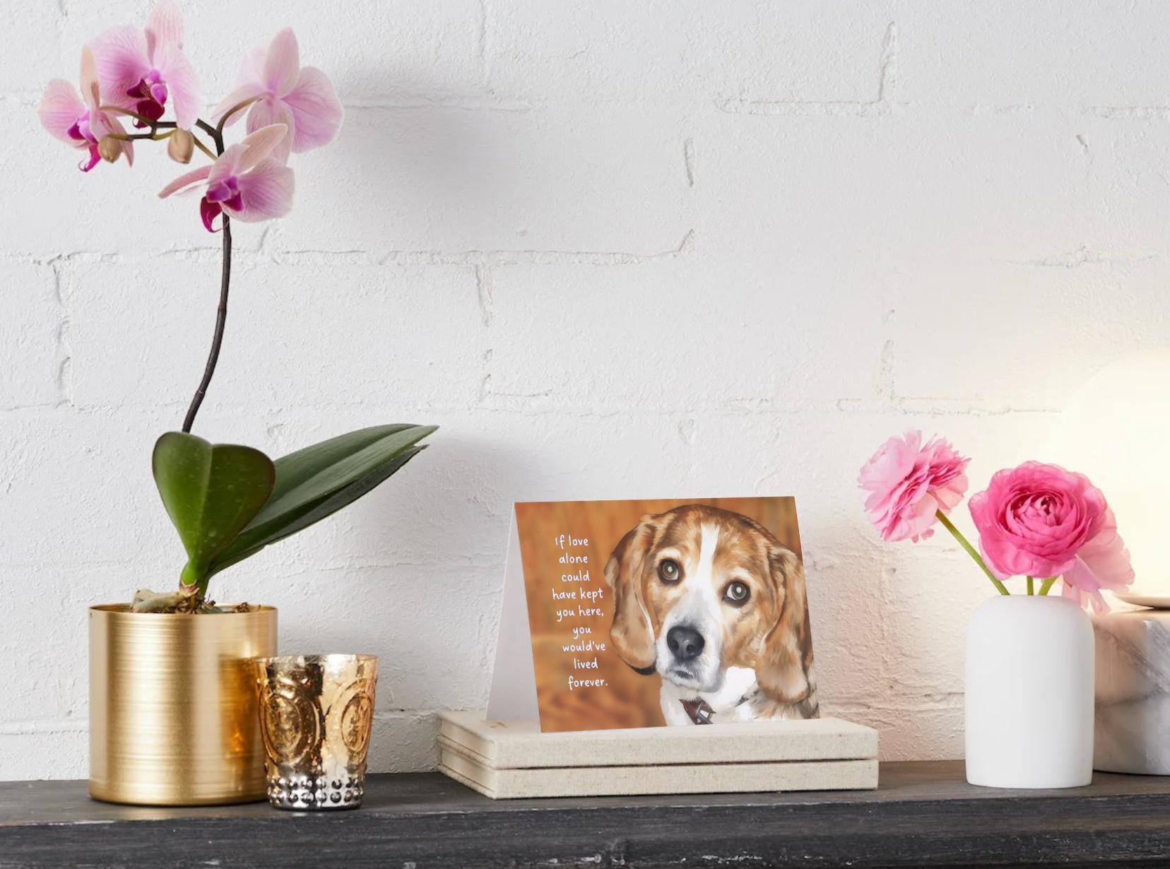 PERSONALIZE*  If Love Alone Could Have Kept You Here - Grieving the loss of a special pet