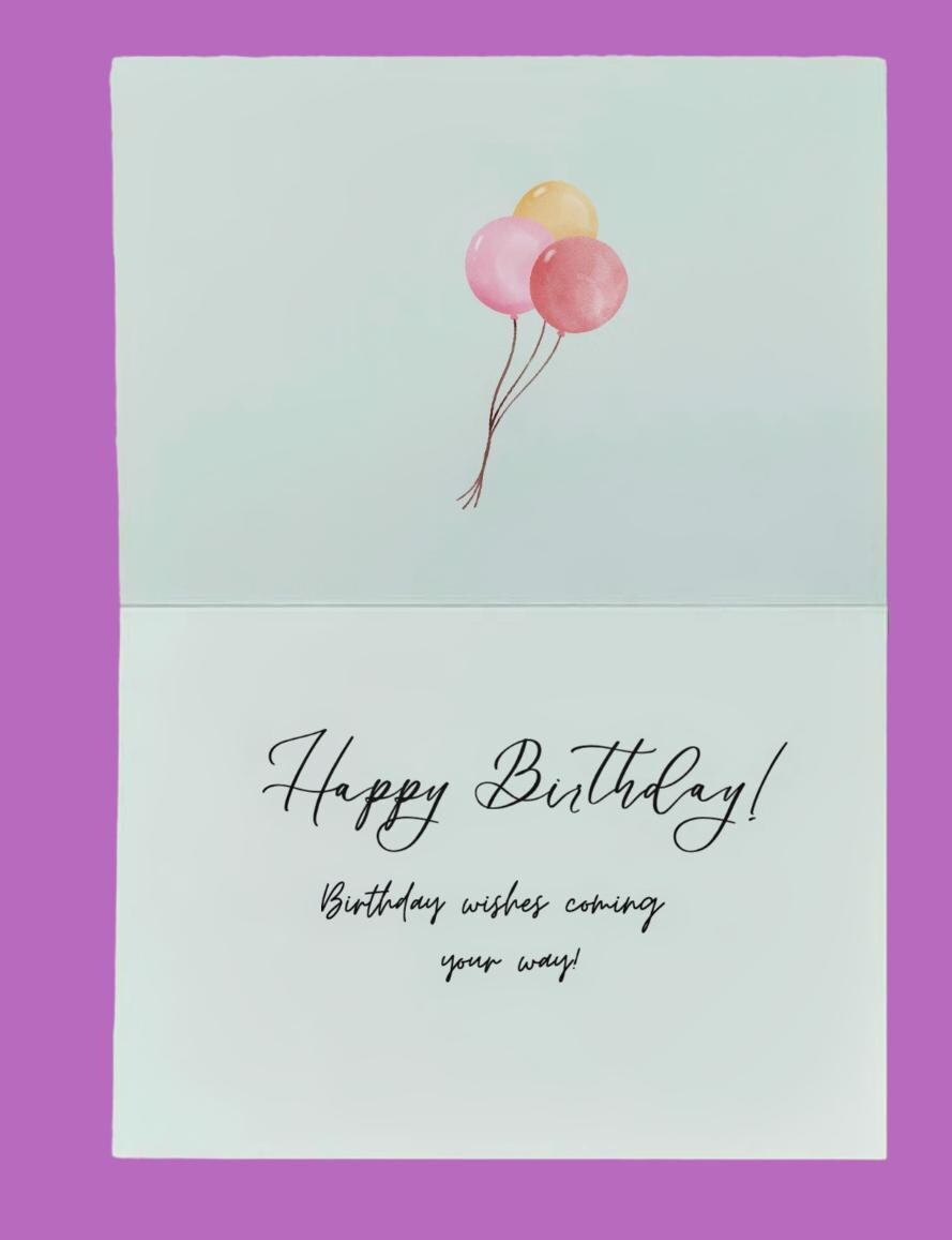 Birthday Wishes Coming Your Way!