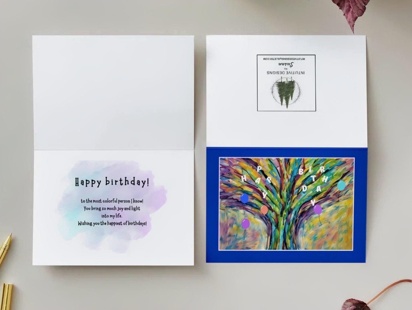 Happy Birthday to my Colorful Friend!