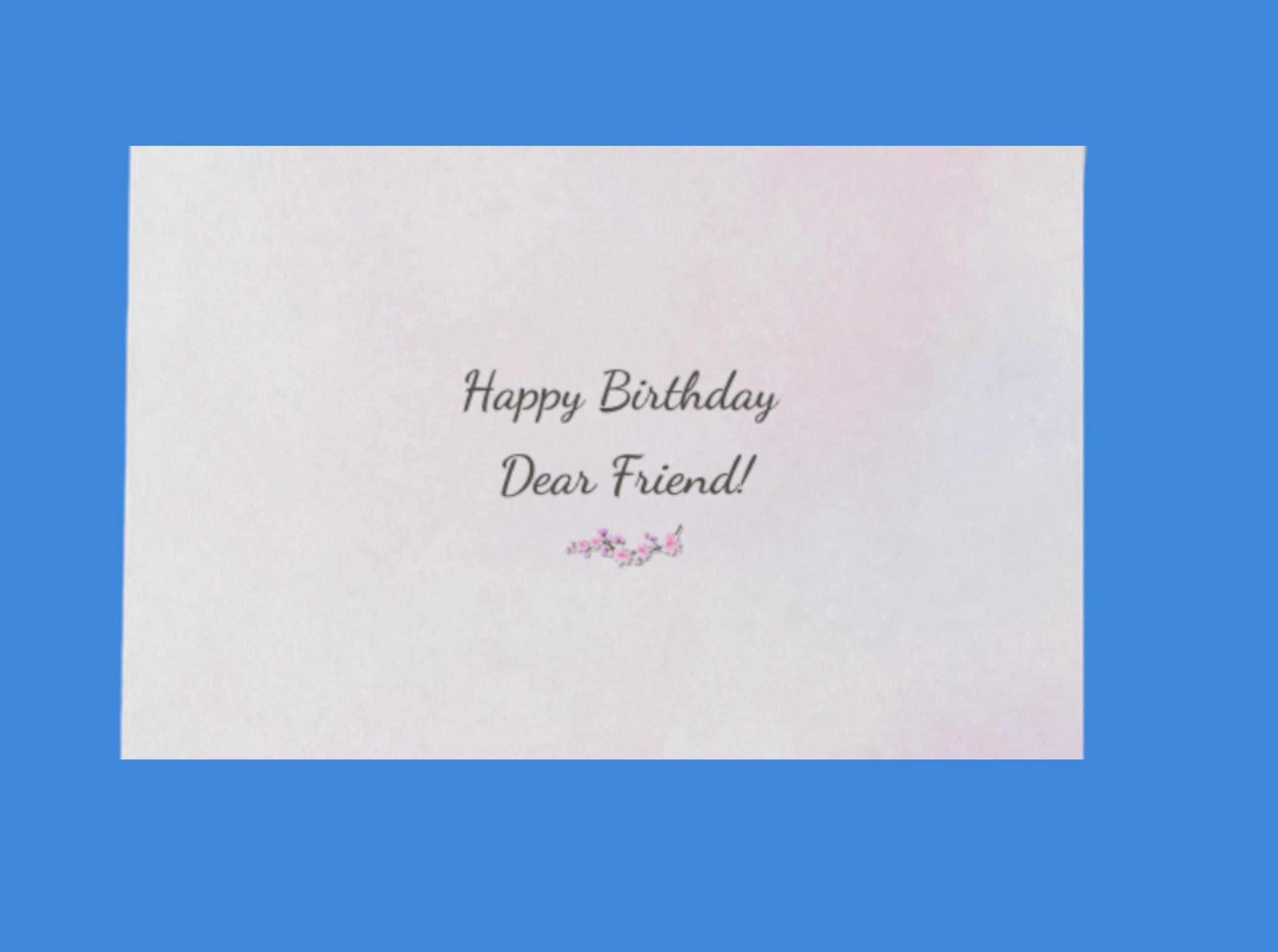 PERSONALIZE** Happy Birthday to a precious friendship