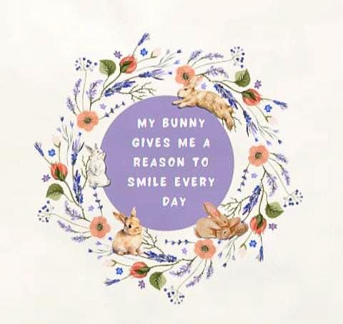 Certified Bunny Lover cloth tote bag