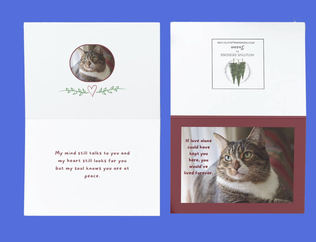 PERSONALIZE PET LOSS If Love Alone Could Have Kept You Here - Grieving the loss of a special pet