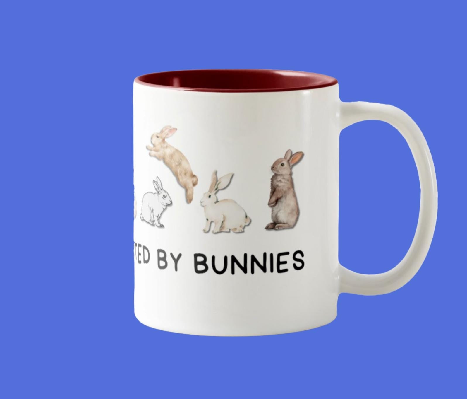 Easily Distracted by Bunnies mug
