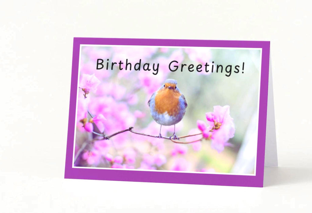 Bird and Blossom Birthday Card: Small Voice, Big Message