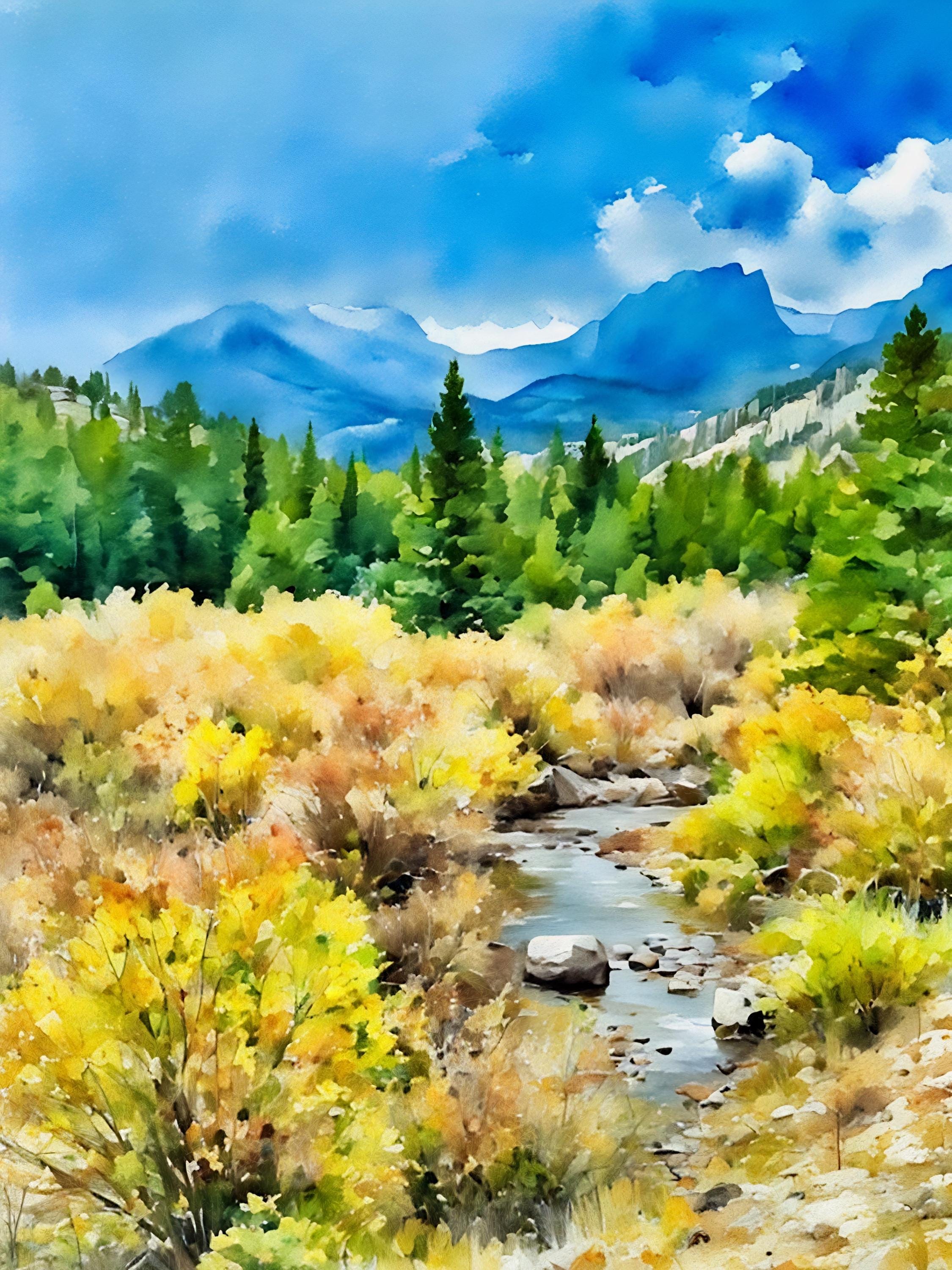 Rocky Mountain National Park Fall day