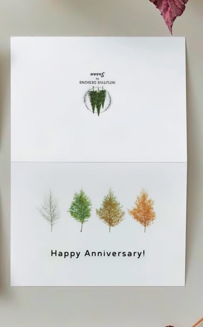 Happy Anniversary Through the Seasons