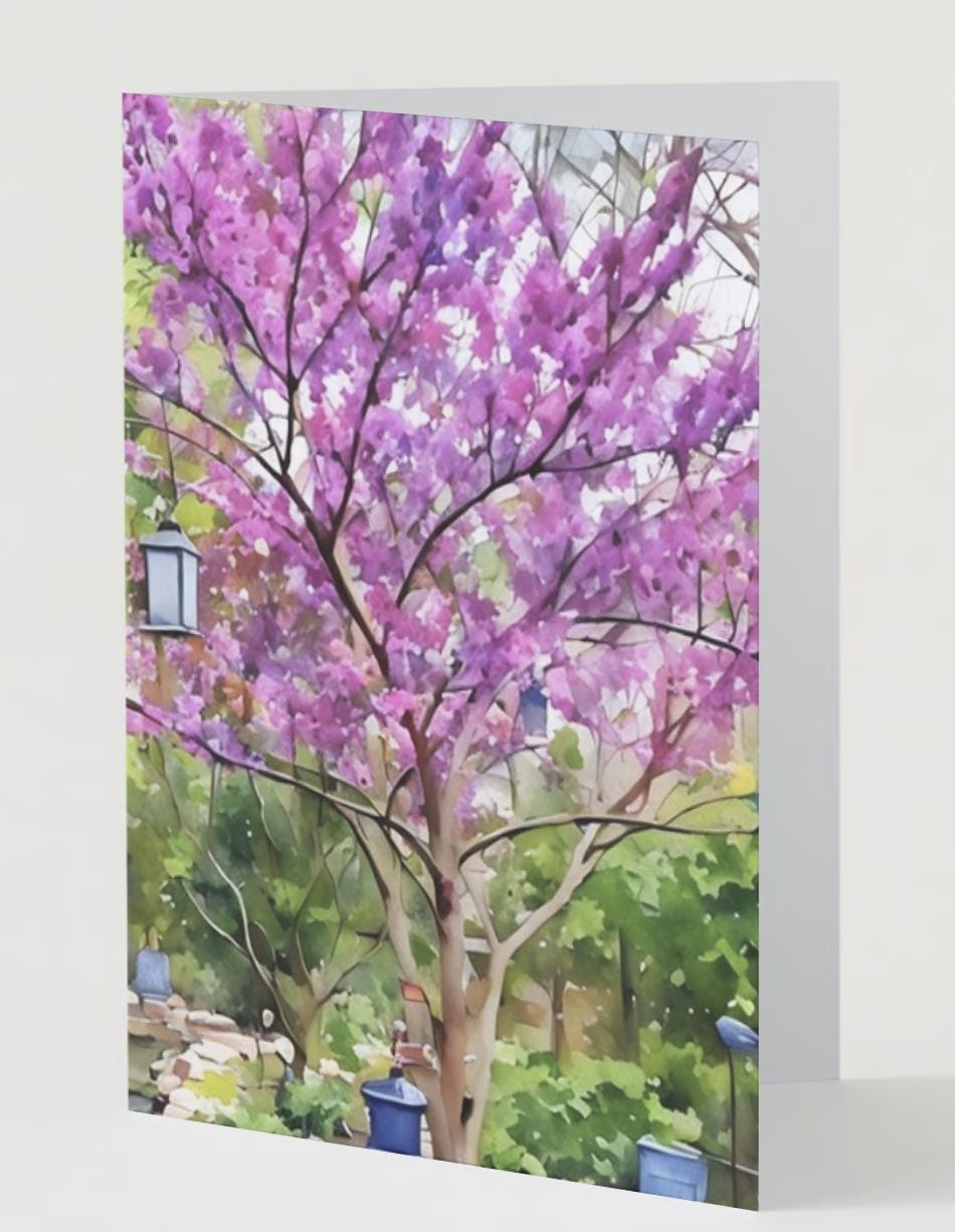 Spring tree in blossom
