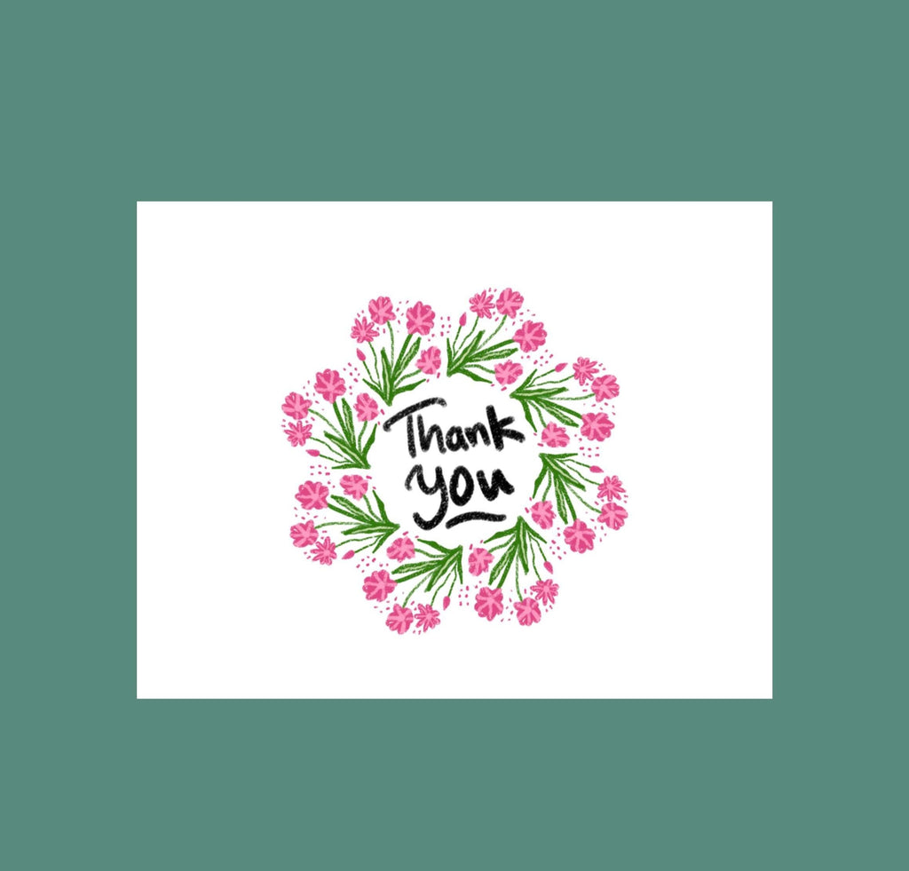 Flowery Thank You
