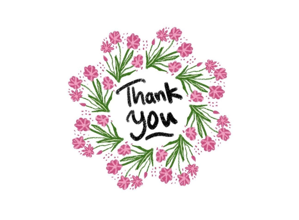 Flowery Thank You