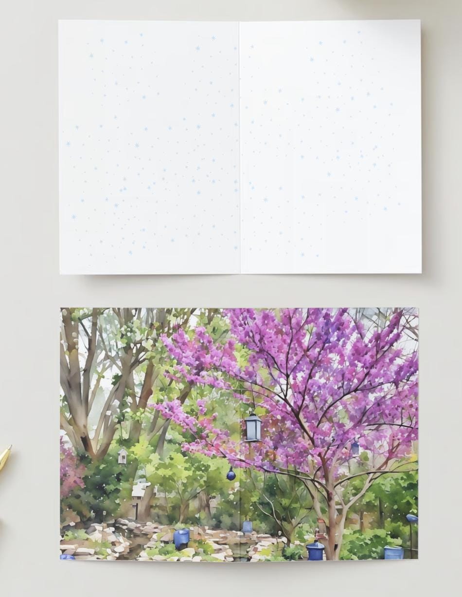 Spring tree in blossom