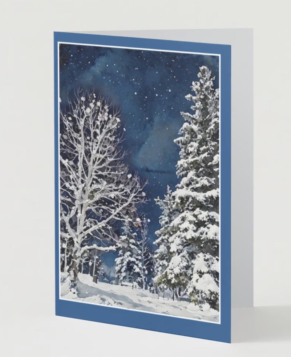 Estes Park, Colorado Holiday Greeting Card