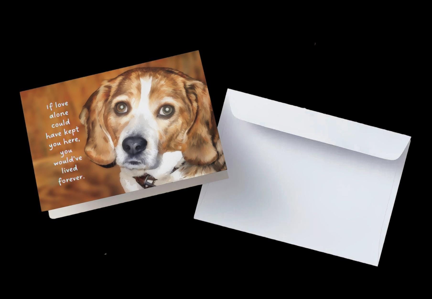 PERSONALIZE*  If Love Alone Could Have Kept You Here - Grieving the loss of a special pet