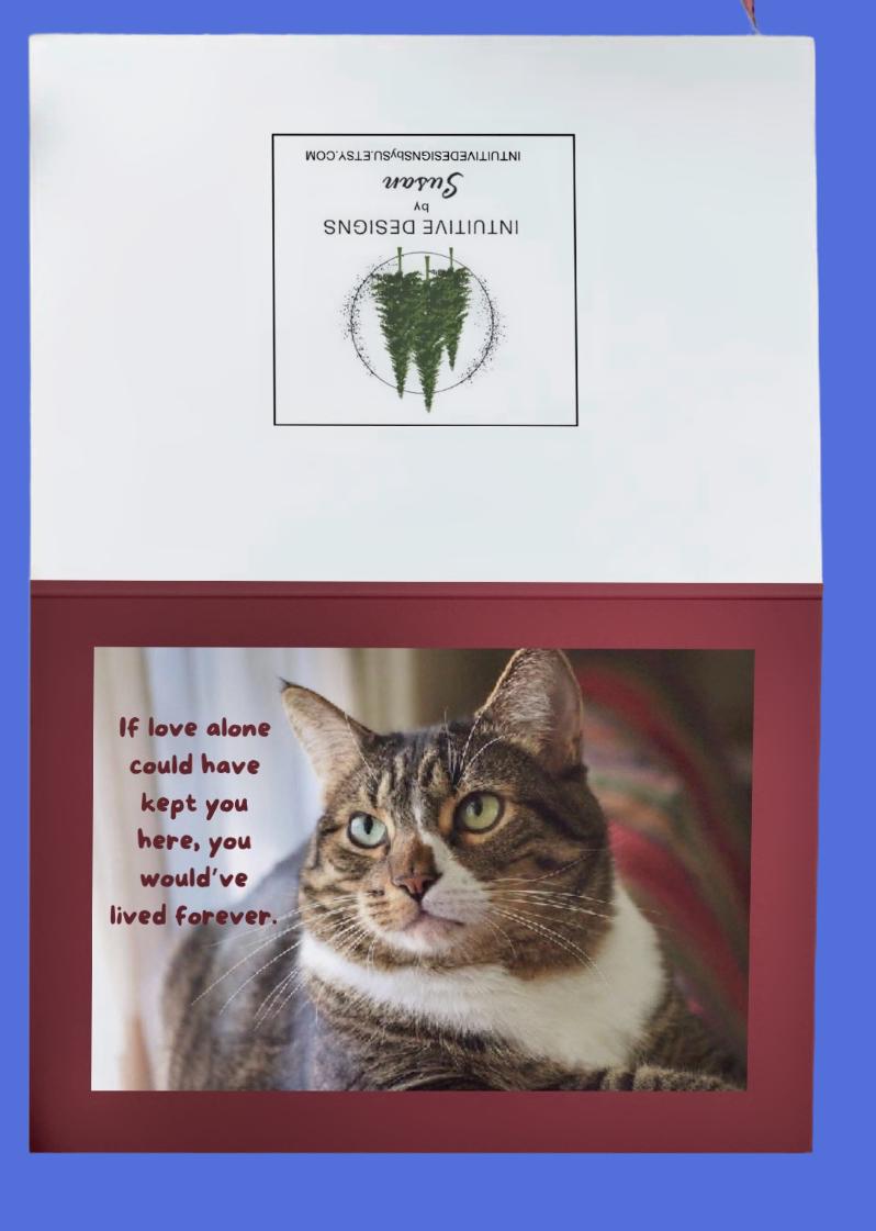 PERSONALIZE PET LOSS If Love Alone Could Have Kept You Here - Grieving the loss of a special pet
