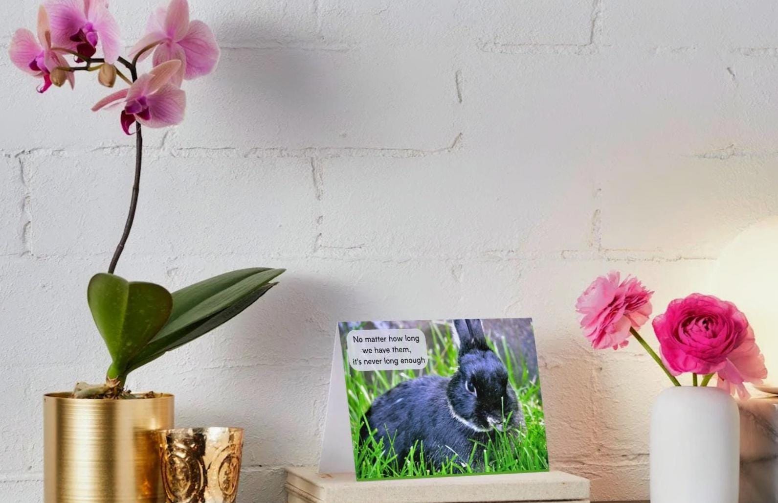 PERSONALIZE** Loss of loved bunny