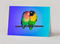 Love Birds Mate for Life anniversary card