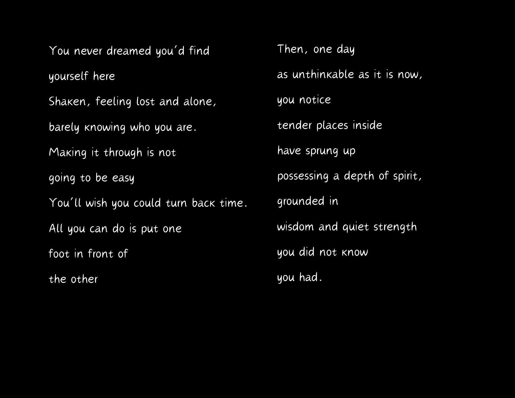 Making it Through a Difficult Time