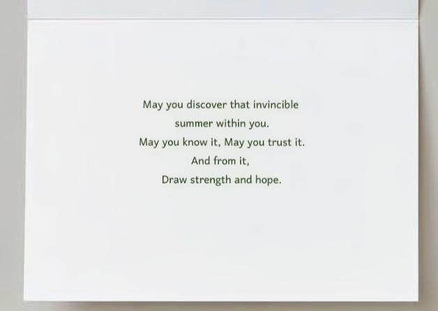 In the Middle of Winter...I Discovered