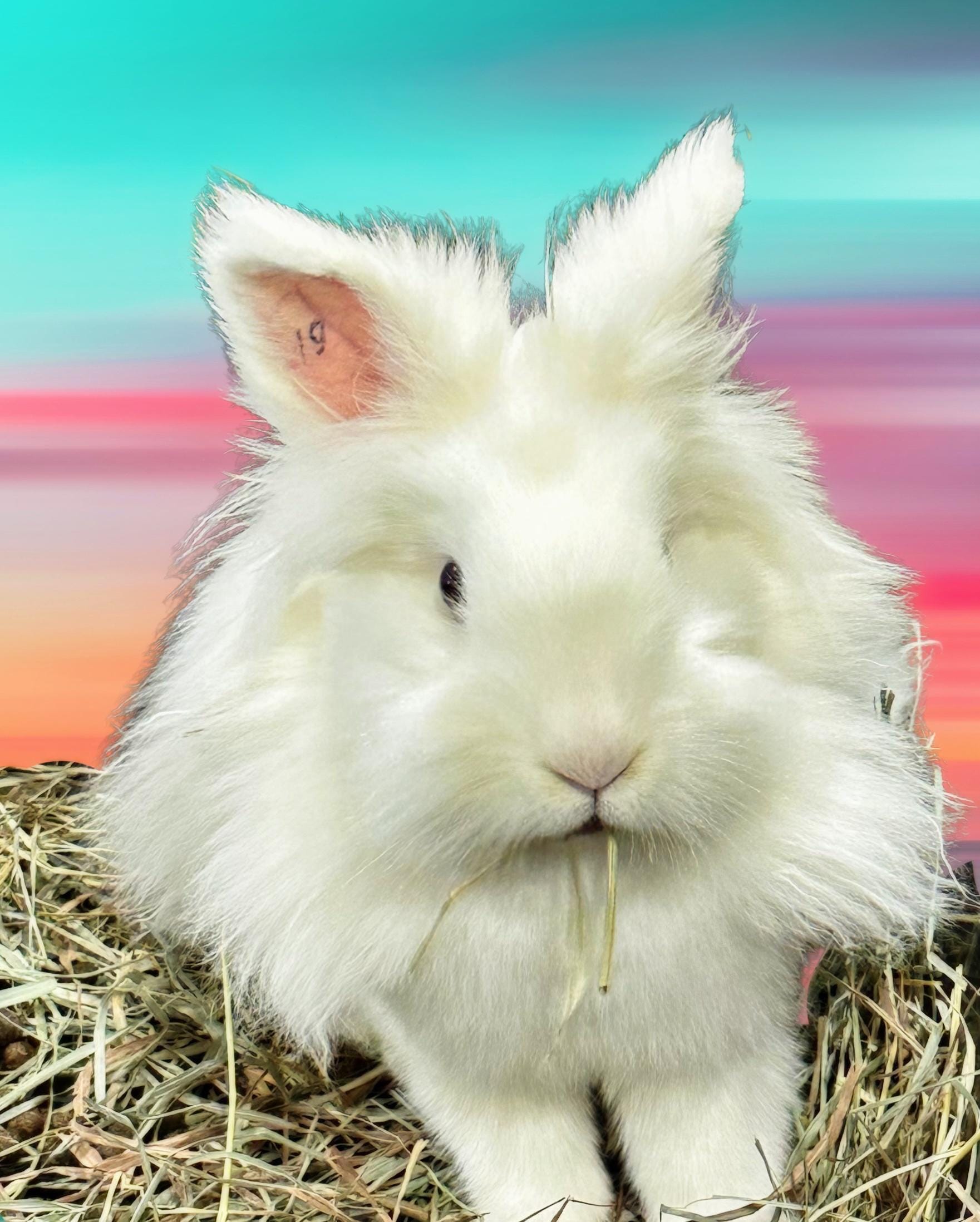 Rescue Bunnies square notecards