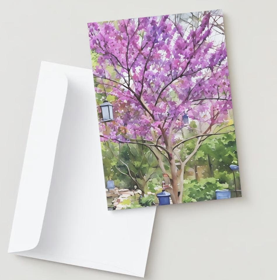 Spring tree in blossom